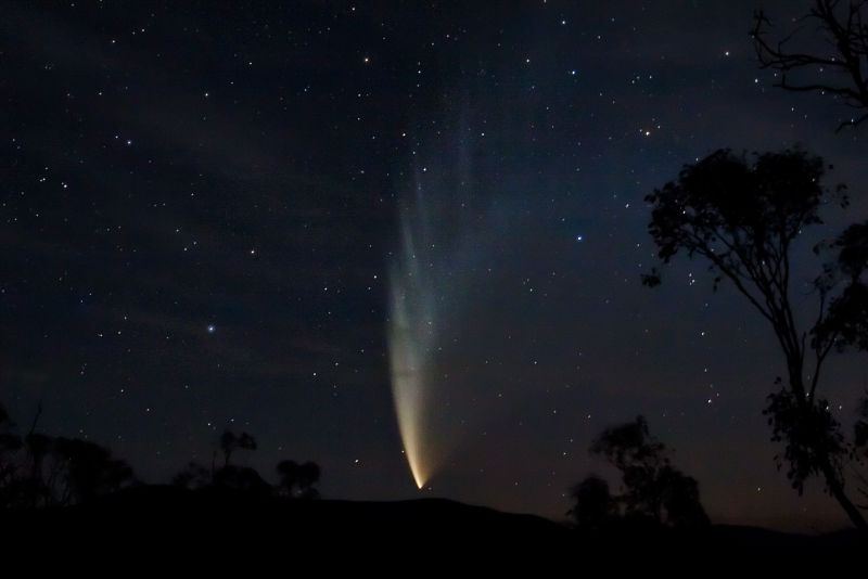Comet McNaught image source AAT siding spring.